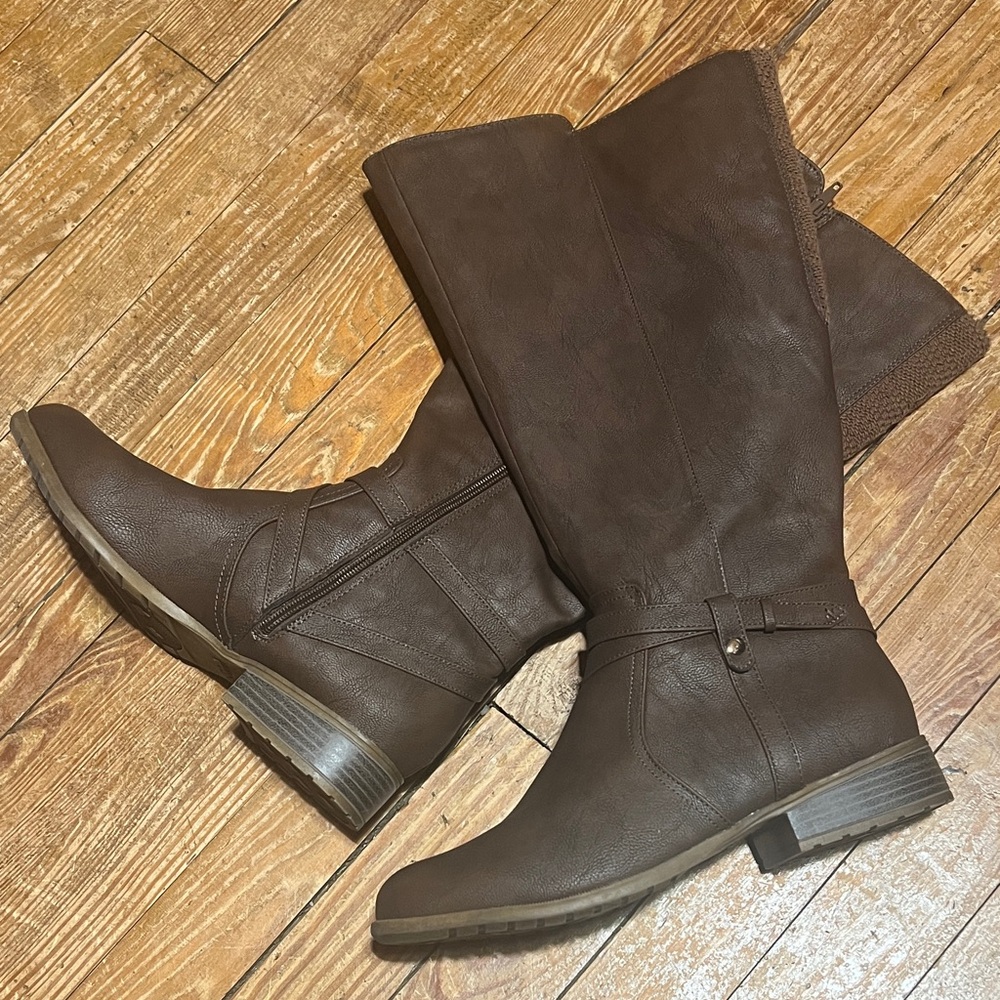 Life Stride Xtrovert riding boots size 10wide width and wide calf NWOT